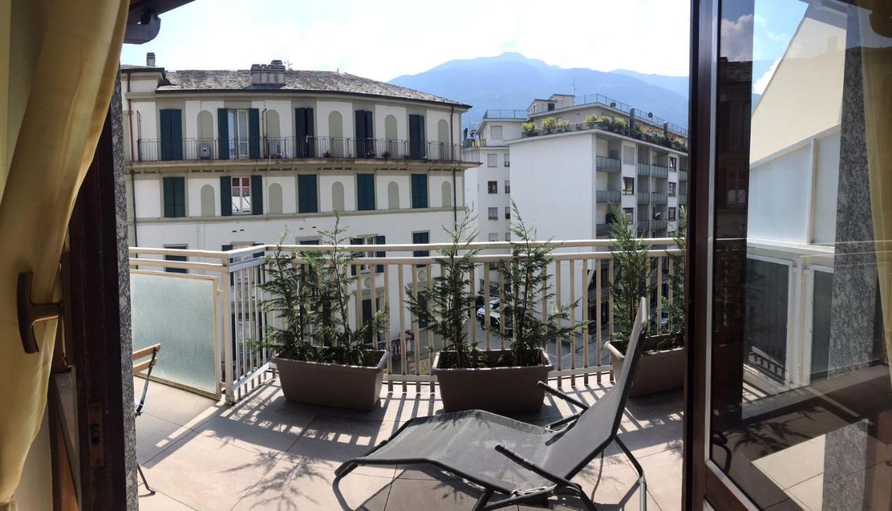 Ferienwohnung Mary House Sondrio Exterior foto