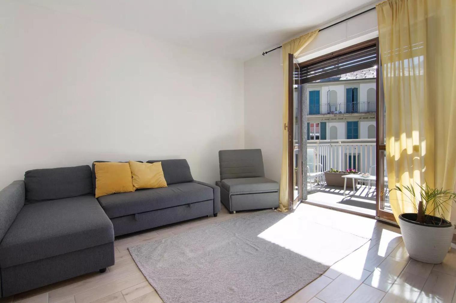 Ferienwohnung Mary House Sondrio Exterior foto